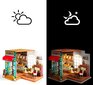 Puidust kokkupandav miniatuur Robotime 3D Simon's Coffee hind ja info | Klotsid ja konstruktorid | hansapost.ee