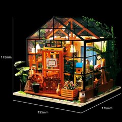 Деревянная сборная миниатюра Robotime 3D Cathy's Flower House цена и информация | Конструкторы и кубики | hansapost.ee