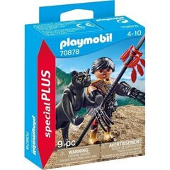 Playmobil 70878 - Special Plus Warrior With Panther цена и информация | Конструкторы и кубики | hansapost.ee