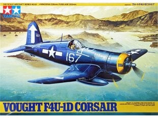  Сборная модель Tamiya - Vought F4U-1D Corsair, 1/48, 61061 цена и информация | Конструкторы и кубики | hansapost.ee