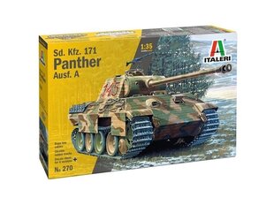 Italeri - Sd.Kfz.171 Panther Ausf. A, 1/35, 0270 hind ja info | Klotsid ja konstruktorid | hansapost.ee