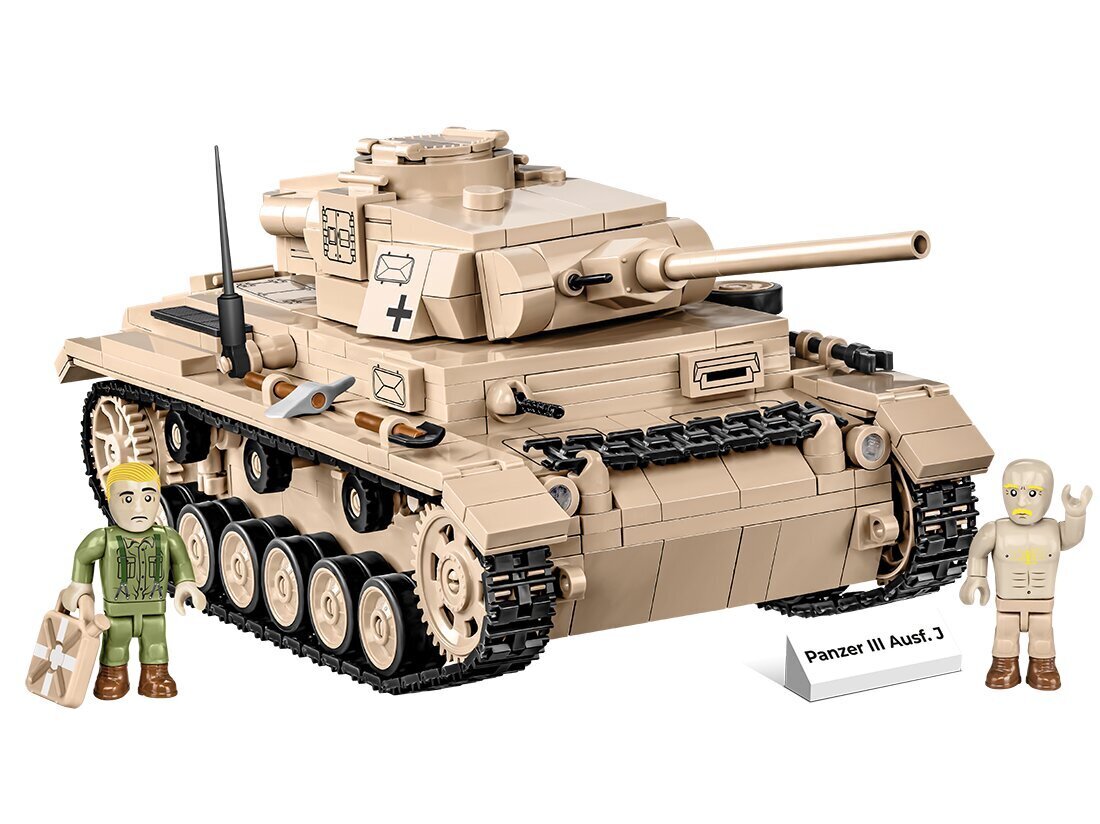 COBI - Plastkonstruktorid Panzer III Ausf. J, 1/28, 2562 цена и информация | Klotsid ja konstruktorid | hansapost.ee