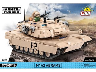 COBI - Конструктор M1A2 Abrams, 1/35, 2622 цена и информация | Конструкторы и кубики | hansapost.ee