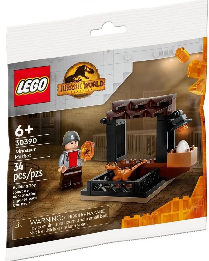 Blocks Jurassic World 30390 dinosauruste turg hind ja info | Klotsid ja konstruktorid | hansapost.ee