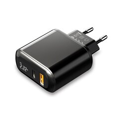 Сетевое зарядное устройство McDodo, универсальное, быстрая зарядка PD, 20 Вт, 2xUSB, USB-C, LCD, CH-7170 цена и информация | Зарядные устройства | hansapost.ee