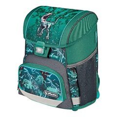 Herlitz ранец Loop Plus - Green Rex, 16 л цена и информация | Школьные рюкзаки, спортивные сумки | hansapost.ee