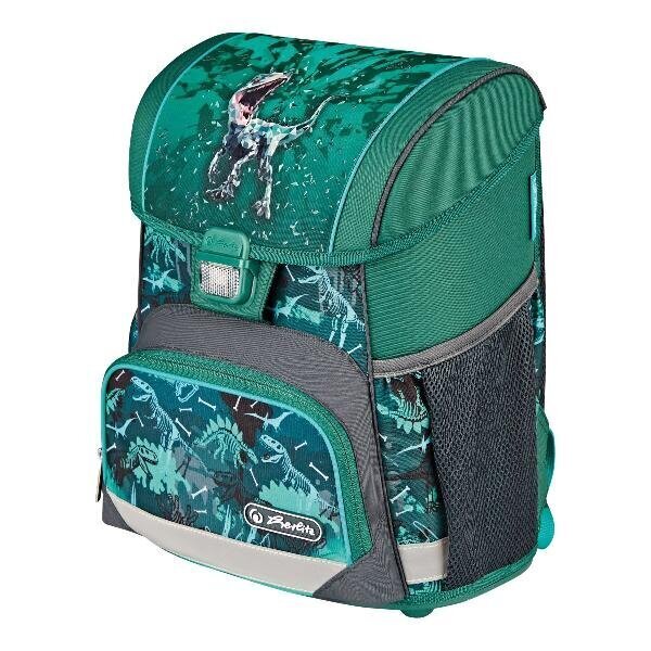 Herlitz koolikott-ranits Loop Plus - Green Rex, 16 l hind ja info | Koolikotid ja seljakotid | hansapost.ee