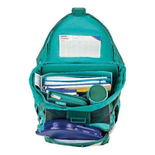 Herlitz koolikott-ranits Ultralight - Green Rex, 15 l hind ja info | Koolikotid ja seljakotid | hansapost.ee