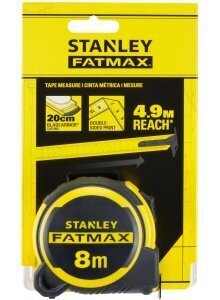 Mõõdulint BANDMASS FatMax BladeArmor STANLEY 8m / 32mm FMHT33102-0 hind ja info | Käsitööriistad | hansapost.ee