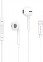 Vipfan M09 wired in-ear headphones (white) цена и информация | Беспроводные наушники | hansapost.ee