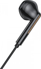 Vipfan M11 wired in-ear headphones, USB-C (black) цена и информация | Наушники | hansapost.ee