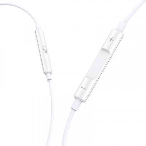 Vipfan M14 wired in-ear headphones, USB-C, 1.1m (white) hind ja info | Kõrvaklapid | hansapost.ee