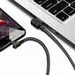 Mcdodo Telefonikaabel Quick , 90° nurga LED, USB-lt USB-C 3m must hind ja info | Mobiiltelefonide kaablid | hansapost.ee
