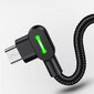 McDodo telefonikaabel Kiirlaadimine, 90° nurga LED micro USB 1.8m hind ja info | Mobiiltelefonide kaablid | hansapost.ee