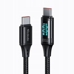 Телефонный кабель Mcdodo с дисплеем Digital PRO PD USB-C 100W 1,2 м цена и информация | Borofone 43757-uniw | hansapost.ee