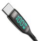 USB-C to USB-C cable BlitzWolf BW-TC23, with display, 100W, 0.9m (black) цена и информация | Mobiiltelefonide kaablid | hansapost.ee