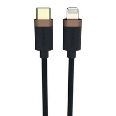 Duracell USB-C cable for Lightning 1m (Black) hind ja info | Duracell Mobiiltelefonid, fotokaamerad, nutiseadmed | hansapost.ee