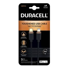 Duracell USB-C cable for Lightning 1 м (Black) цена и информация | Duracell Мобильные телефоны, Фото и Видео | hansapost.ee