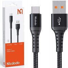 Кабель USB-C, быстрый, прочный, QC 4.0, 1 м, Mcdodo цена и информация | Borofone 43757-uniw | hansapost.ee