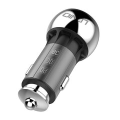 Car charger LDNIO C1, USB + USB-C, PD + QC 3.0, 36W (black) hind ja info | Laadijad mobiiltelefonidele | hansapost.ee