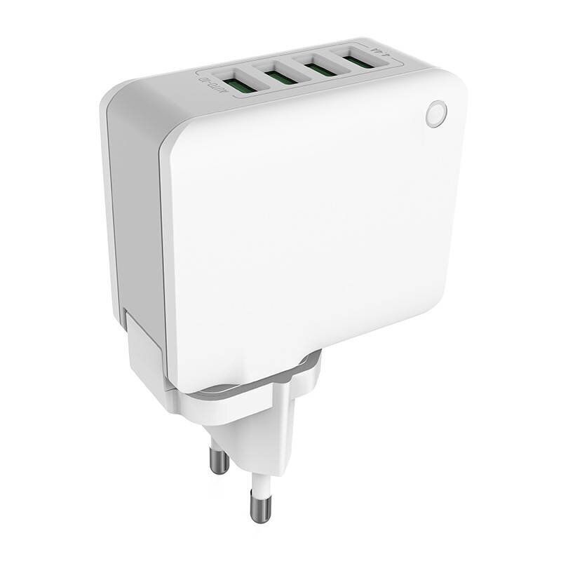 Wall charger LDNIO 4403, 4x USB, 22W (white) hind ja info | Laadijad mobiiltelefonidele | hansapost.ee