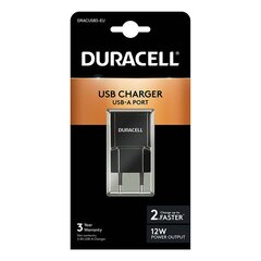 Duracell Wall Charger USB, 2.1A (black) цена и информация | Зарядные устройства для телефонов | hansapost.ee