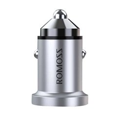 Romoss AU420T Car Charger, USB-C + USB, PD + QC 20W (Silver) hind ja info | Laadijad mobiiltelefonidele | hansapost.ee