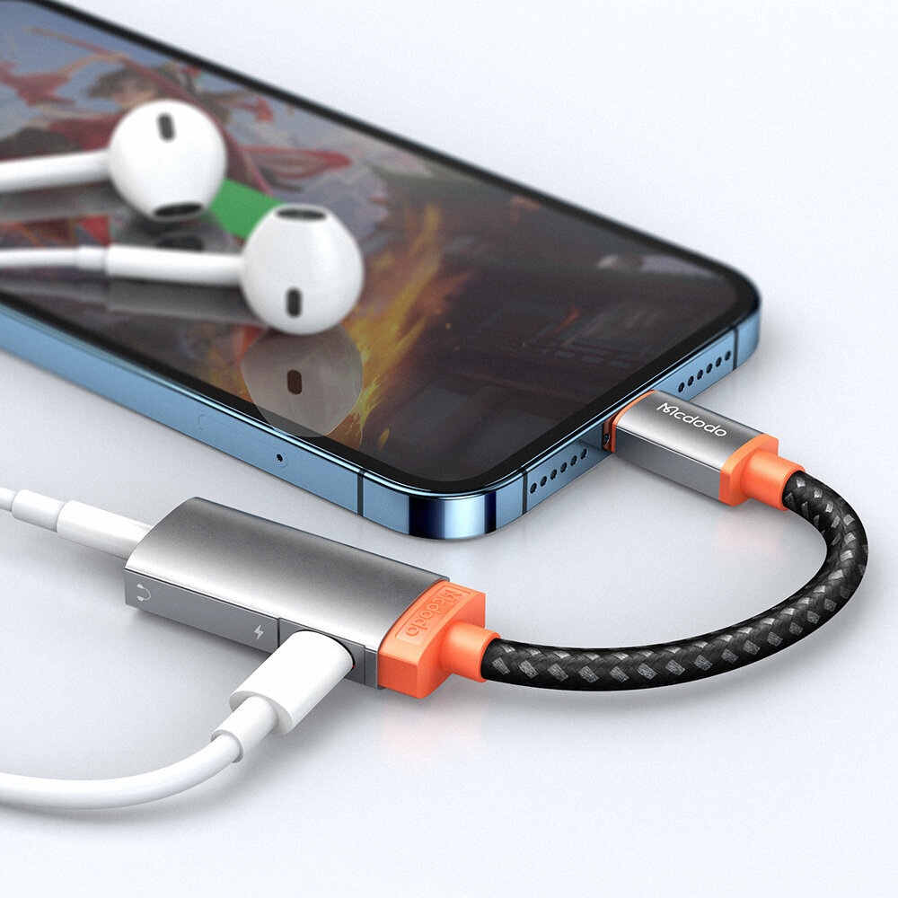 McDodo telefoni adapter iPhone adapter, Mini Jack 3.5mm CA-6710 hind ja info | USB adapterid ja jagajad | hansapost.ee