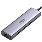 Adapter Hub UGREEN, USB-C to 2x USB 3.0, HDMI, RJ45, SD|TF цена и информация | USB adapterid ja jagajad | hansapost.ee