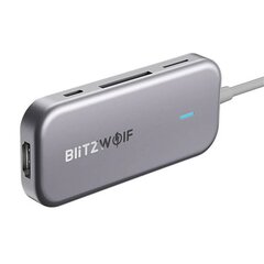 BlitzWolf Адаптер 7в1 HUB Blitzwolf BW-TH5 USB-C цена и информация | BlitzWolf Компьютерная техника | hansapost.ee