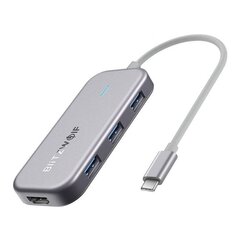 BlitzWolf Адаптер 7в1 HUB Blitzwolf BW-TH5 USB-C цена и информация | BlitzWolf Компьютерная техника | hansapost.ee