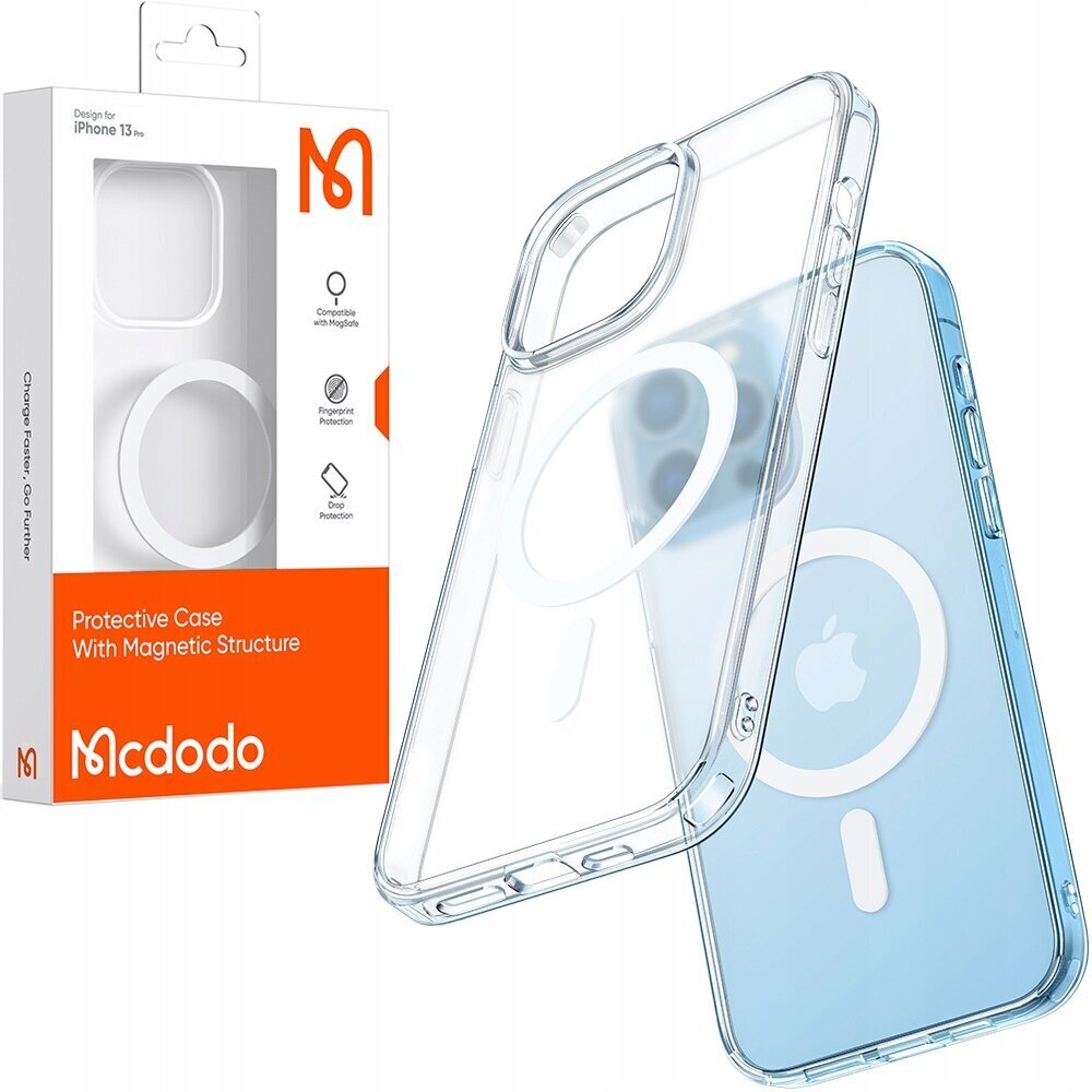 McDodo läbipaistev magnetiline telefoniümbris iPhone 12/12PRO PC-1890 цена и информация | Telefonide kaitsekaaned ja -ümbrised | hansapost.ee
