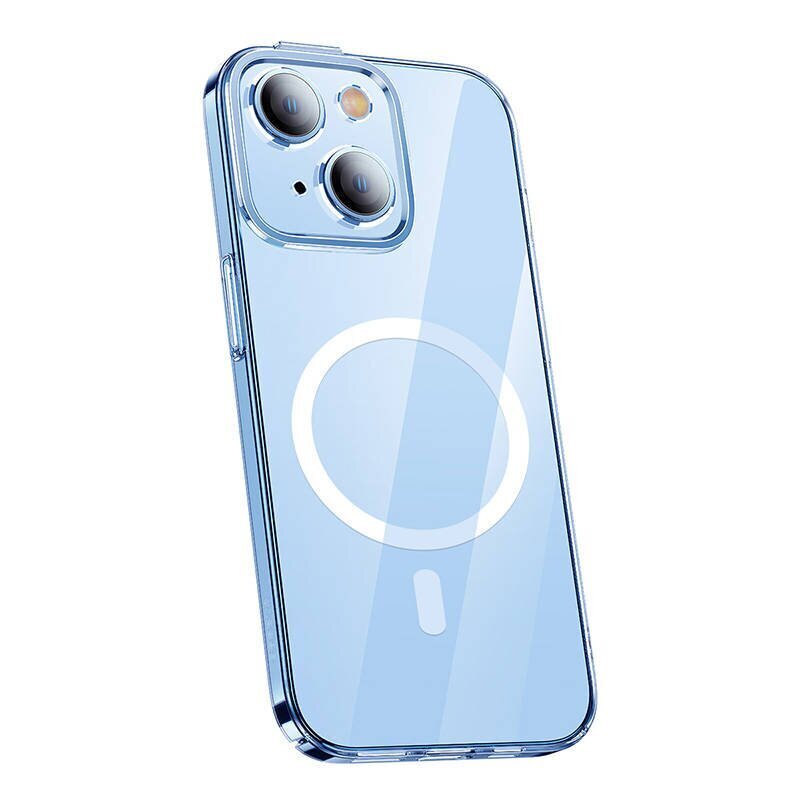 Baseus Crystal Transparent Magnetic Case and Tempered Glass set for iPhone 14 Plus hind ja info | Telefonide kaitsekaaned ja -ümbrised | hansapost.ee