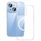 Baseus Crystal Transparent Magnetic Case and Tempered Glass set for iPhone 14 Plus hind ja info | Telefonide kaitsekaaned ja -ümbrised | hansapost.ee