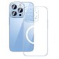Baseus Crystal Transparent Magnetic Case and Tempered Glass set for iPhone 14 Pro Max цена и информация | Telefonide kaitsekaaned ja -ümbrised | hansapost.ee