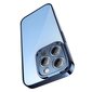Baseus Glitter Transparent Case and Tempered Glass set for iPhone 14 Pro Max (blue) цена и информация | Telefonide kaitsekaaned ja -ümbrised | hansapost.ee