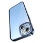 Baseus Glitter Transparent Case and Tempered Glass set for iPhone 14 Plus (blue) hind ja info | Telefonide kaitsekaaned ja -ümbrised | hansapost.ee
