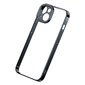 Baseus Glitter Transparent Case and Tempered Glass set for iPhone 14 Plus (black) цена и информация | Telefonide kaitsekaaned ja -ümbrised | hansapost.ee