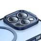 Baseus Glitter Transparent Magnetic Case and Tempered Glass set for iPhone 14 Pro (blue) цена и информация | Telefonide kaitsekaaned ja -ümbrised | hansapost.ee