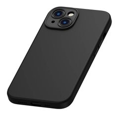 Baseus Liquid Silica Case and Tempered Glass set for iPhone 14 Plus (black) цена и информация | Чехлы для телефонов | hansapost.ee