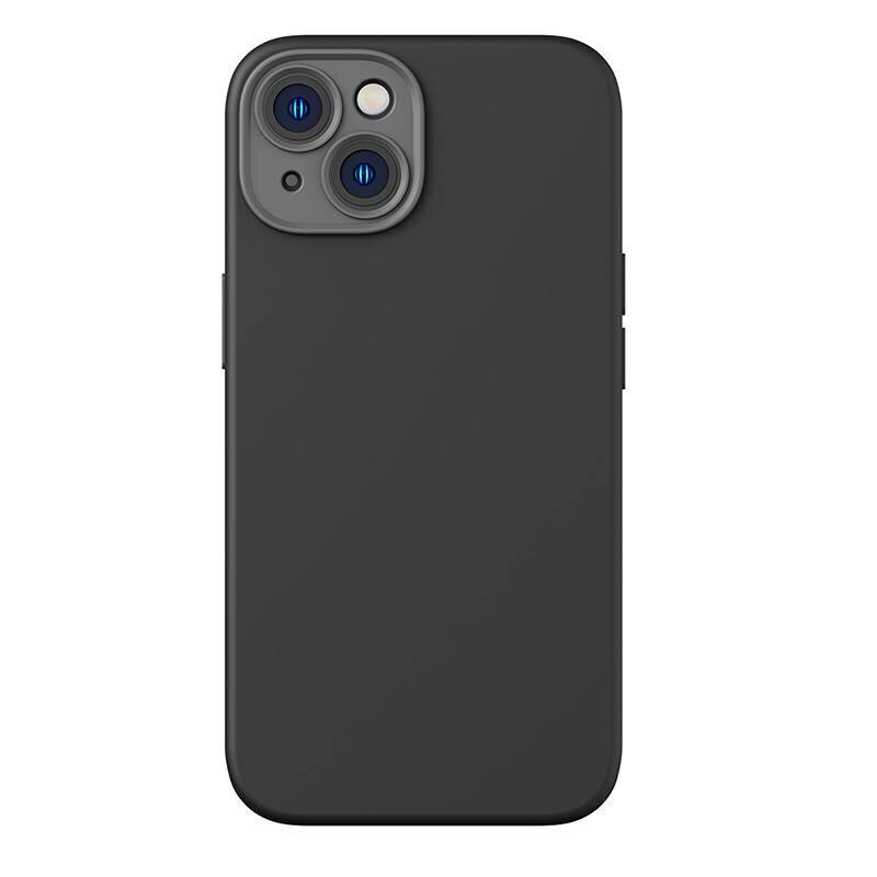 Baseus Liquid Silica Case and Tempered Glass set for iPhone 14 Plus (black) hind ja info | Telefonide kaitsekaaned ja -ümbrised | hansapost.ee