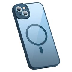 Baseus Frame Transparent Magnetic Case and Tempered Glass set for iPhone 14 (blue) hind ja info | Telefonide kaitsekaaned ja -ümbrised | hansapost.ee