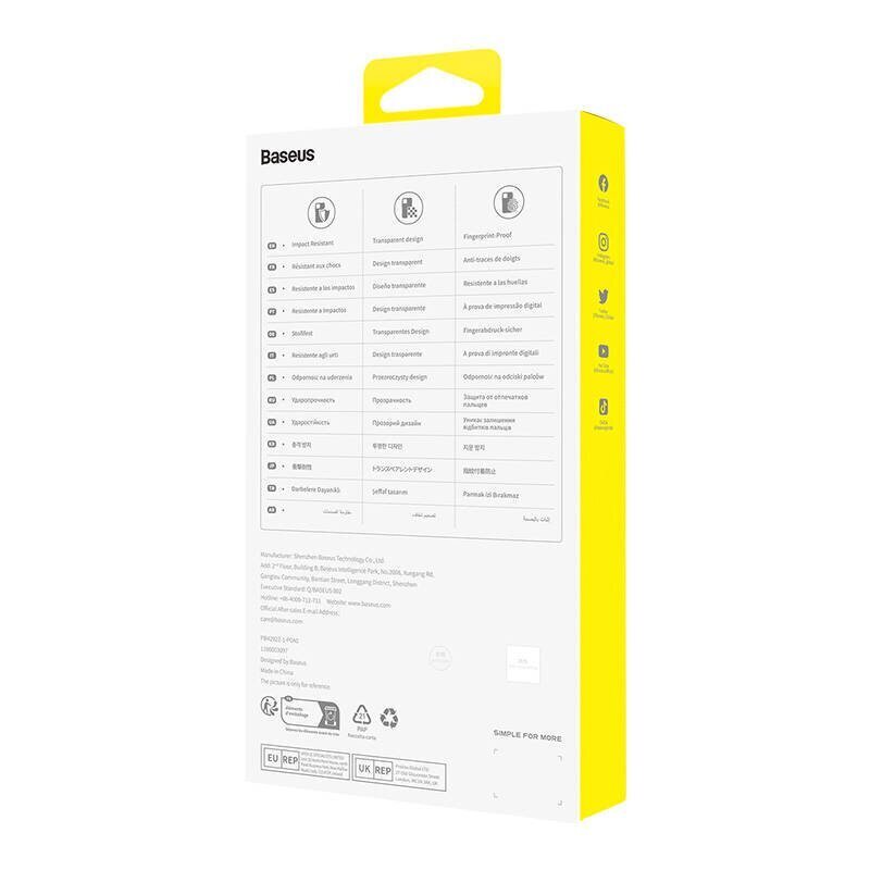 Baseus OS-Lucent Series (Clear) hind ja info | Telefonide kaitsekaaned ja -ümbrised | hansapost.ee