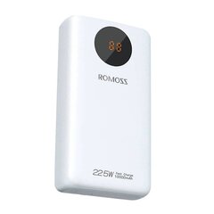 Powerbank Romoss SW10PF 10000mAh, 22.5 Вт (white) цена и информация | Зарядные устройства Power bank | hansapost.ee