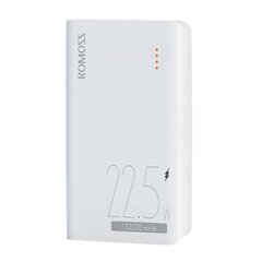 Powerbank Romoss SENSE4SF 10000mAh, 22.5 Вт (white) цена и информация | Зарядные устройства Power bank | hansapost.ee