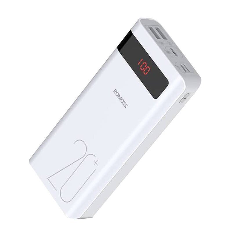 Romoss Sense 6PS+ Powerbank 20000mAh (white) hind ja info | Akupangad | hansapost.ee