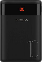 Внешний аккумулятор Romoss Ares 10 10000mAh (черный) цена и информация | Зарядные устройства Power bank | hansapost.ee