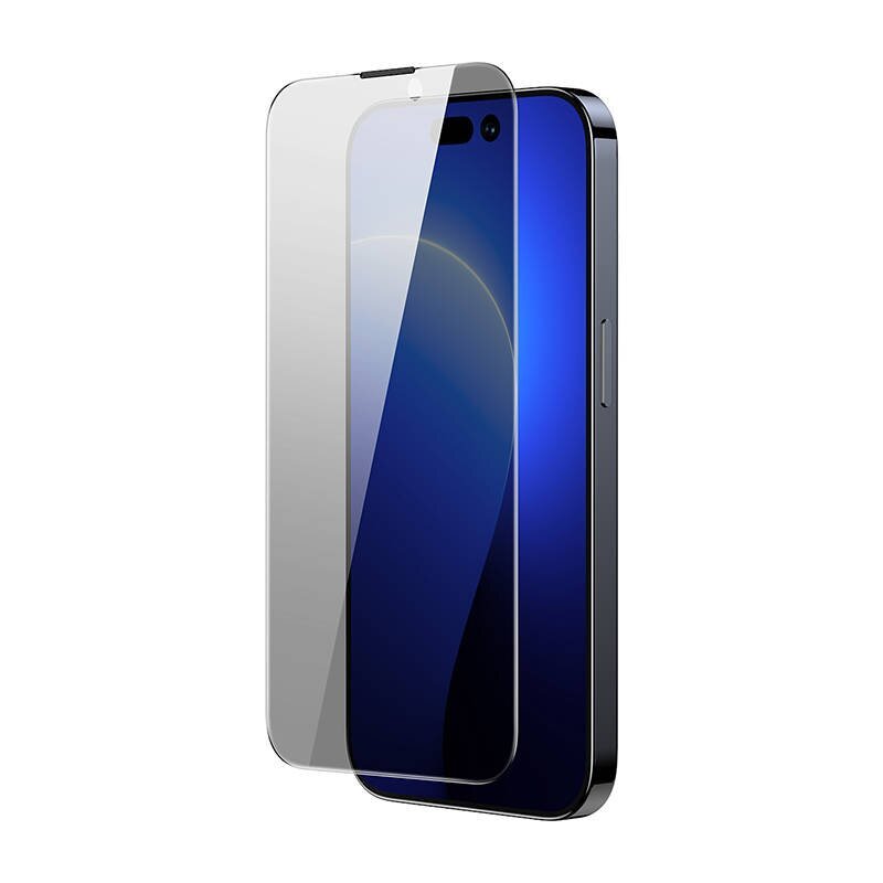 Baseus Tempered glass with privatizing filter 0.4mm for iPhone 14 Pro Max hind ja info | Ekraani kaitseklaasid ja kaitsekiled | hansapost.ee
