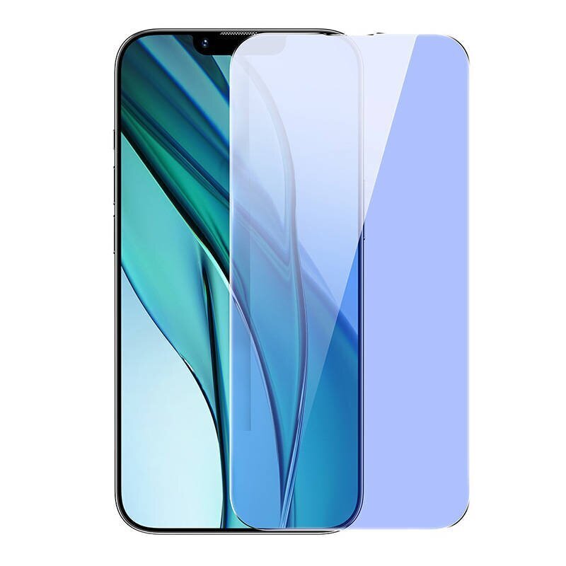 Baseus Tempered Glass Anti-blue light 0.3mm for iPhone 14|13|13 Pro (2pcs) цена и информация | Ekraani kaitseklaasid ja kaitsekiled | hansapost.ee