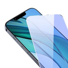 Baseus Tempered Glass Anti-blue light 0.3 мм for iPhone 14|13|13 Pro (2 шт) цена и информация | Защитные пленки для телефонов | hansapost.ee